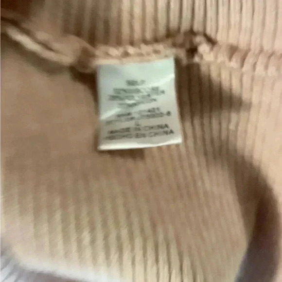 Ellison light pink lightweight mock  neck wide sleeve sweater L - Picture 5 of 5